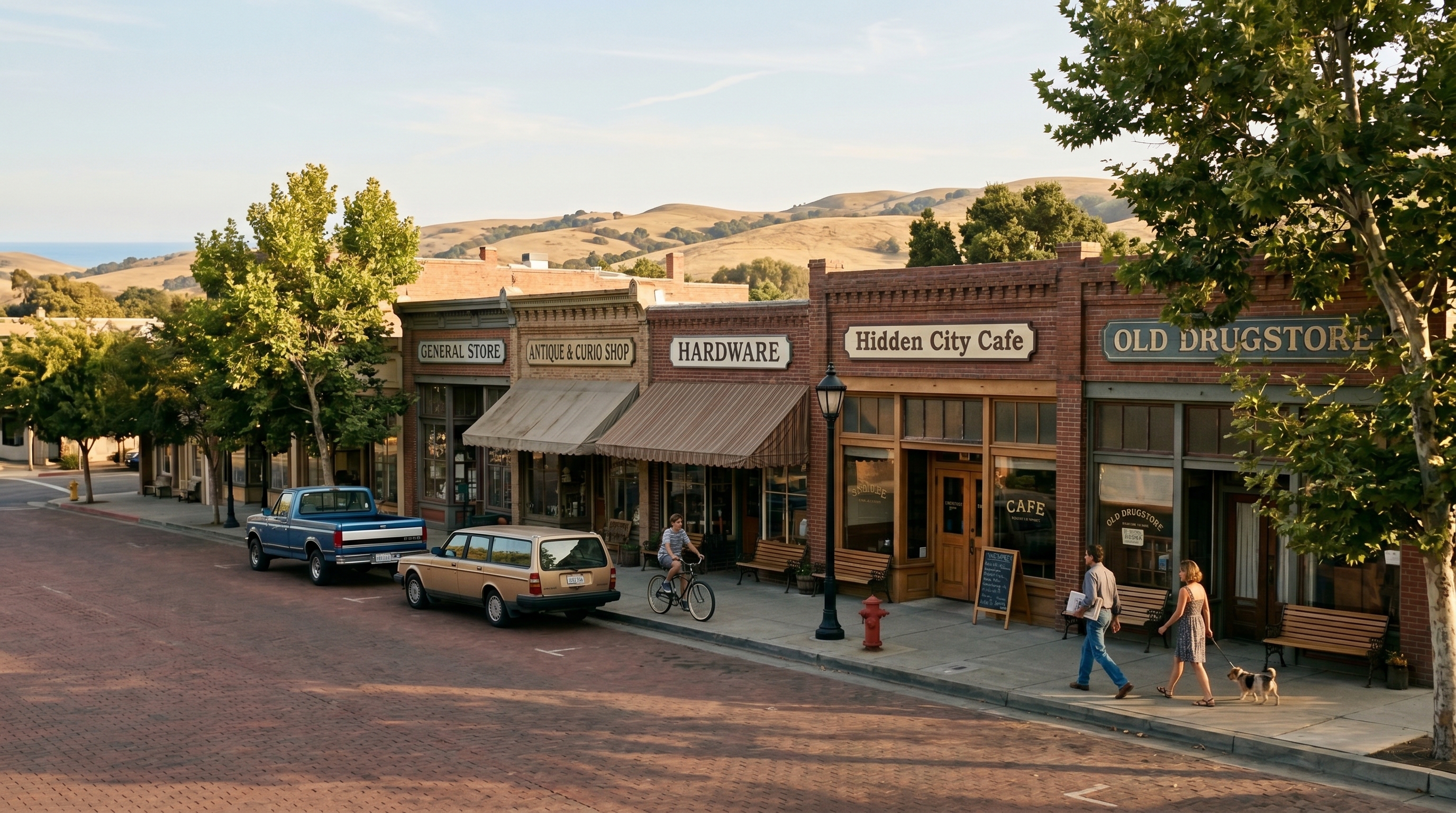 Hidden City Café, Point Richmond, California